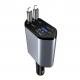 4IN1 Car Fast Charger USB Type C Cable For IPhone Huawei Samsung Cigarette Lighter