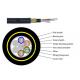 Double Sheath Kevlar Yarn Reinforce ADSS Fiber Optic Cable ROHS UL CE Approval