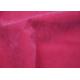 Pig Grain Flocking Leather Red Color 100% Viscose Backing For Ladies Apparel