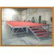 Anti - Rust Portable Aluminium Stage Platform Durable Strong Loading Capacity