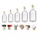 Base Material Glass Bottle with Cork Stopper 200ml 375ml 500ml 750ml Cosmetic Packing