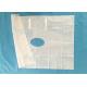 White Fenestrated Disposable Surgical Drapes Waterproof Sterile For Hospital