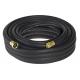 ID 5/8 Contractor Garden Rubber Water Hose with Brass fittings , 25' 50' 75' 100' Length