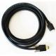 High Speed Flexible IEEE 1394 Cable Black Color For Sliding In Towing Chain