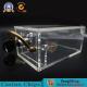 Transparent Acrylic 8 Pairs Poker Discard Holder With Locks And Card Boxes