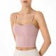 4 colors Solid Color Adjustable Splice Womens Sports Bra Breathable Yoga underwear