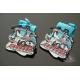 Great Cow Runsports Award Medals Soft Enamel And Glitter Colors With Ribbon