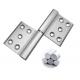 Aluminium Room Door Hinges Five Hole Mute Flag Door Hinge Silver Color