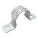 120mm White Zinc Plated Metal Conduit Clamps Hot Dip Galvanized Steel Pipe ISO9002