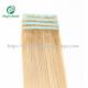 Tape Hair extension 16-28L,100s/pack 613# color Straight malaysian virgin hair