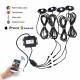 Off Road Vehicle LED Rock Light RGB Bluetooth Control 2880 Lumens 4pcs Per Set