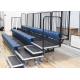 Polymer Seat Retractable Gym Seating , Sport Centers Retractable Indoor Bleachers
