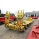 Low Bed Semi Trailers Truck Trailer Lowbed Trailers with Slope for Heavy Machines