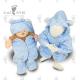 Customised Newborn Infant Coat Loveable Infant Body Coat Blue Stuffed 37cm