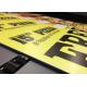 Weather Resistant PVC Sign Board Digital Printing Outdoor Advertising