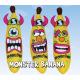 12 inch Carnival Monster Banana Stuffed Plush Toys for Festival andl Holiday
