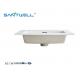 Special ModelsSmall Size Acceptable Artificial Stone Basins Glossy White Durable Stone Cabinet Basins For Bathroom Sink