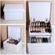 Modern Hand Painting 26kg 14 Pairs Shoe Organizer Cabinet