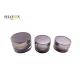 Acrylic Purple Face Cream Jars , Round Shape Empty Cream Jars For Skin Care