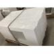 Prefab Natural Quartz Stone Countertops Solid White Quartz Bathroom Vanity Tops