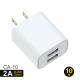 30g 2.4A Charging Dual Port Charger 10 Watt CE Certification with US Plug