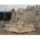 Angel With Wings Statue Marble Stone Water Fountain