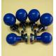Blue ECG Suction Electrodes Silver Chloride Plating Suction Cup Electrodes