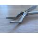 Long Tip Upper Extraction Forceps Silver Color Polishing Surface Treatment