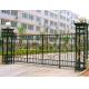 Powder Coated Morden Iron Gate Rodent Proof , OEM Cast Iron Garden Gate