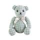 300g 23cm Grid Cubs Teddy Bear Plush Toys Cloth Doll Baby Comfort Teddy