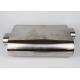 Universal Oval 150mmx220mm Stainless Steel Exhaust Muffler