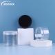 100ml 200ml Food Grade Eco Friendly Cream Jar Cosmetic ,  Transparent Plastic Jar With Lid