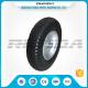 Durable Heavy Duty Rubber Wheels 4.00-8 , Industrial Trolley Wheels Diamond Patter