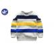 Kid Stripes Boys Knit Pullover Sweater Crew Neck For Spring / Fall / Winter