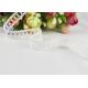 White Narrow Water Soluble Polyester Flat Lace Trim With Simple X Design