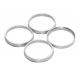 Tire Centering Aluminum Hub Rings 10 Mm Thick For Installation Rear Vehicle