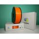 Orange / Dark Orange ABS 3D Printer Filament 1.75 Mm Diameter With Good Toughness