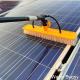 Durable Solar Panel Cleaning Brush with Manual Water Spray Physical Cleaning Principle
