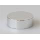 Aluminum Plastic Wide Mouth Canning Jar Lids 53mm Shiny Silver Color