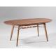 Simple Design Contemporary Oval Wood Dining Table