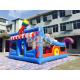 0.55mm PVC Kids Inflatable Outdoor Playground / Toddler Bounce House