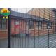 2.9m Length 358 Security Mesh Panels Black Powder Coated 2.1m Height Non Rusting