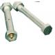 Zinc Plated Caster Parts Lubricating Screwing Stem For Foot Wheel