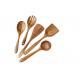 Stainfree Wooden Kitchen Tools Set Toxinproof , NonBPA Wooden Cooking Set