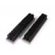 Black PBT Nylon Bristle Scrub CNC Deburring Brushes