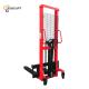Lifting Height 1800mm Electric Manual Pallet Stacker 1550*550*1450mm