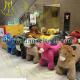 Hansel electric ride on plush animal cool renting toy ride in shopping mall