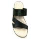 Stylish Womens Flat Sandals With Leather Upper Material Rubber Sole