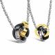 New Fashion Tagor Jewelry 316L Stainless Steel couple Pendant Necklace TYGN188