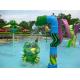 Spray Water Game For Kids ,Frog Style Fiberglass Aqua Park Equipment Toys